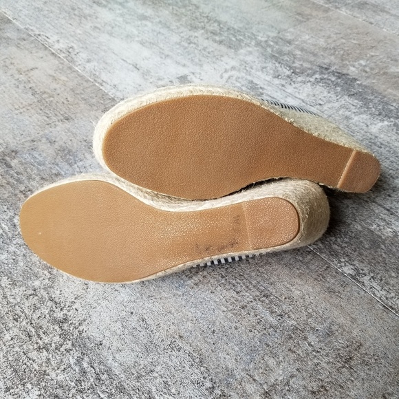 Splendid Wedge Heels Espadrilles Striped Size 10 - Picture 8 of 8